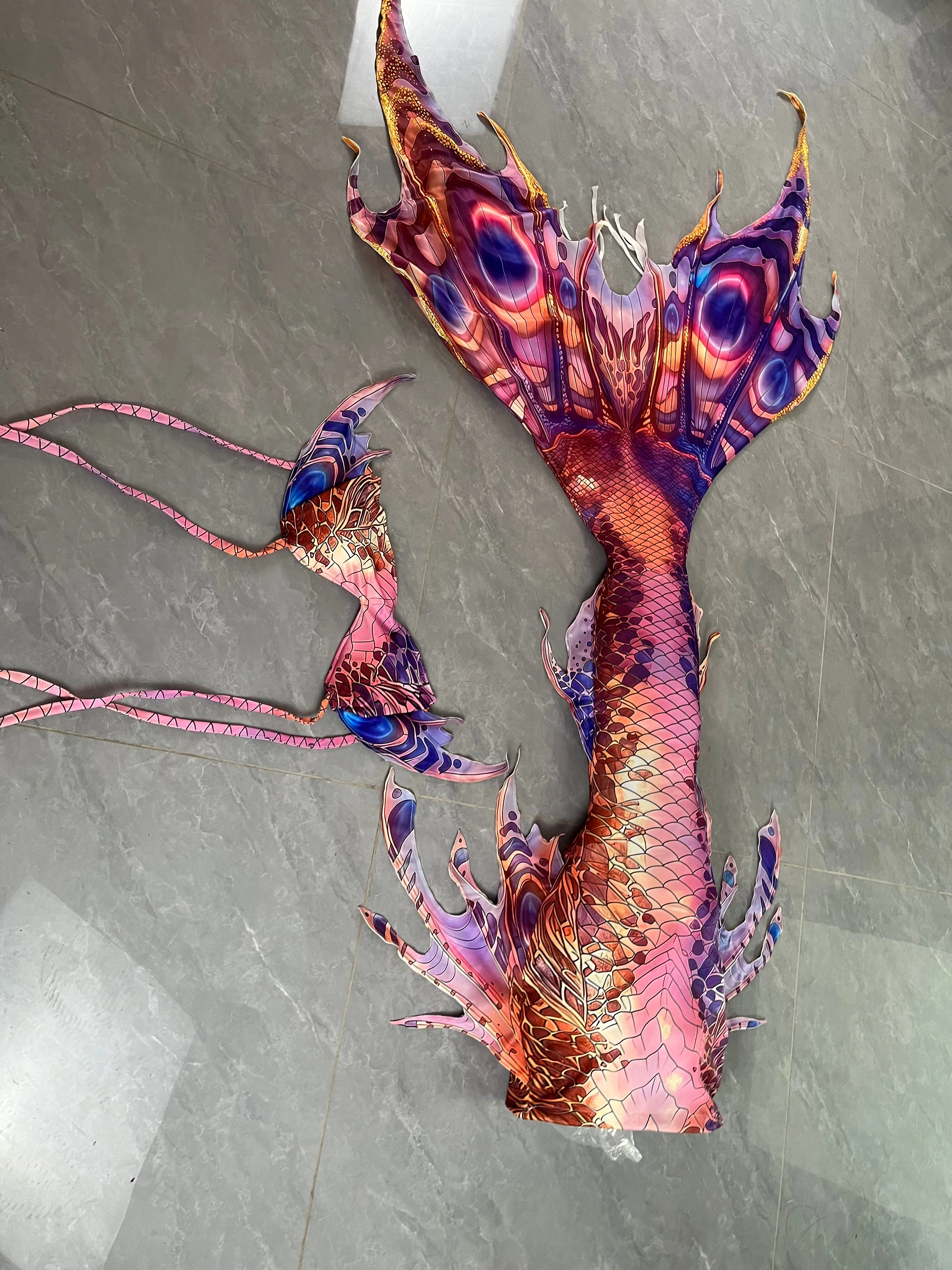 

New European And American Comfortable Mermaid Performance Costume High-Quality Mermaid Outfit For Beach Travel