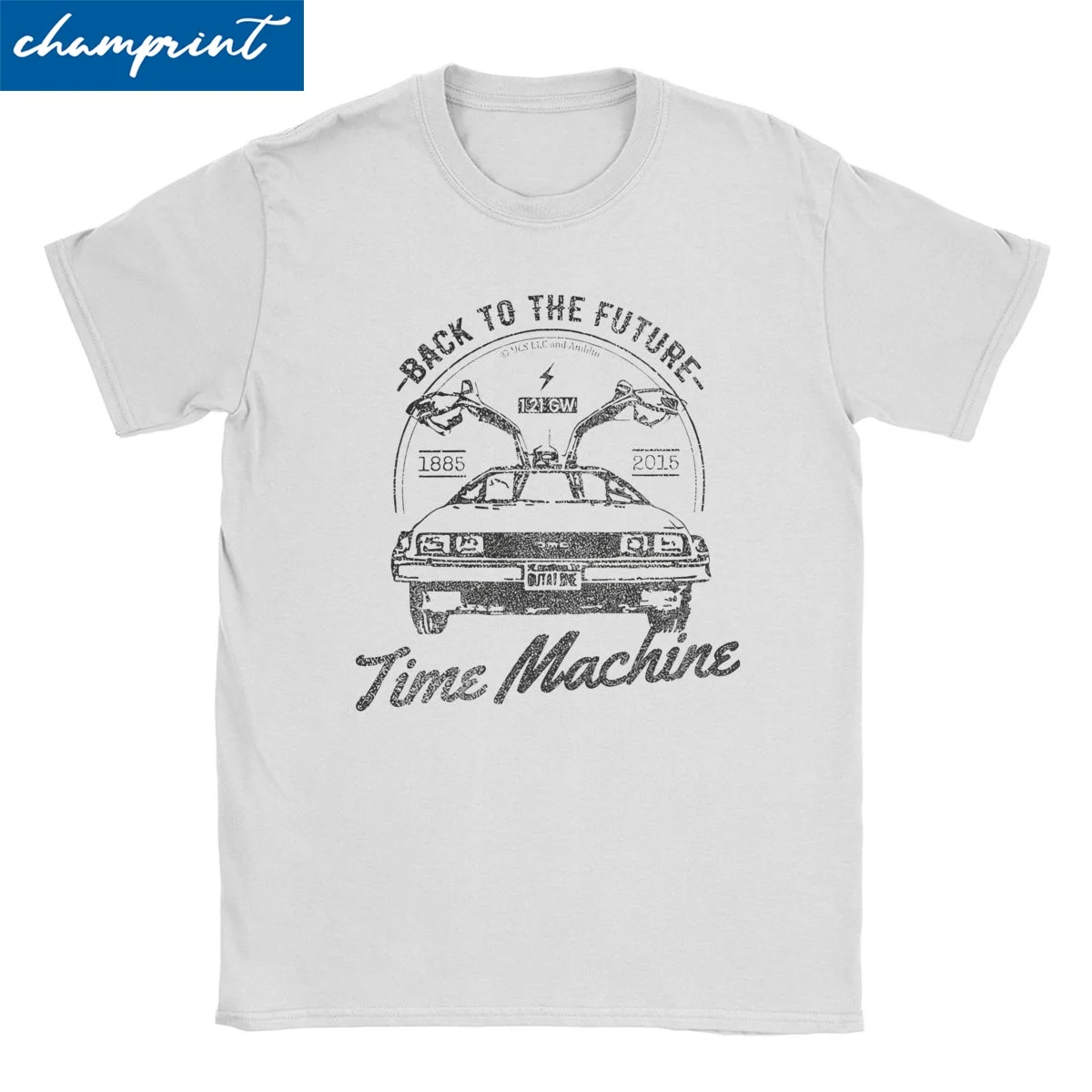 Time Machine Back To The Future T-Shirts for Men Women Movie Series Amazing Pure Cotton Tees T Shirts Graphic Printed Tops