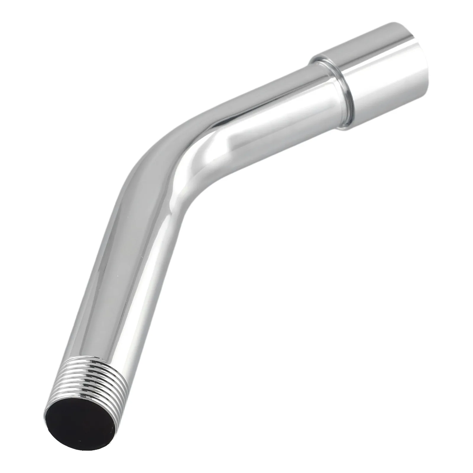 High Quality Practical Extension Pipe Shower Arm Straight/ Angled Polished Chrome Rainfall Shower Head Bath Bathroom