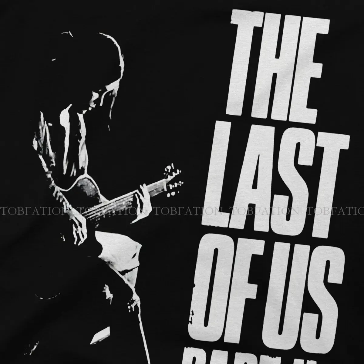 Part 2 Hipster TShirts The Last of Us Game Male Style Pure Cotton Streetwear T Shirt O Neck Oversized