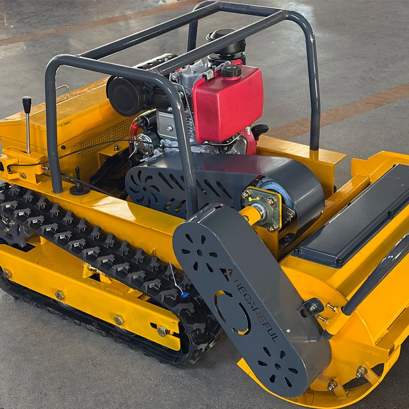 

Индивидуальный промышленный 24 В с дистанционным управлением, самоходный вездеходный гусеничный робот 800 мм, беспроводная газонокосилка, робот для сельского хозяйства