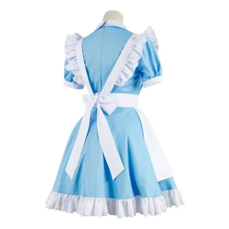A Loving Family Adult Women In Wonderland Alice Dress Maid Cosplay Costume Halloween Carnival Costumes 2025 New