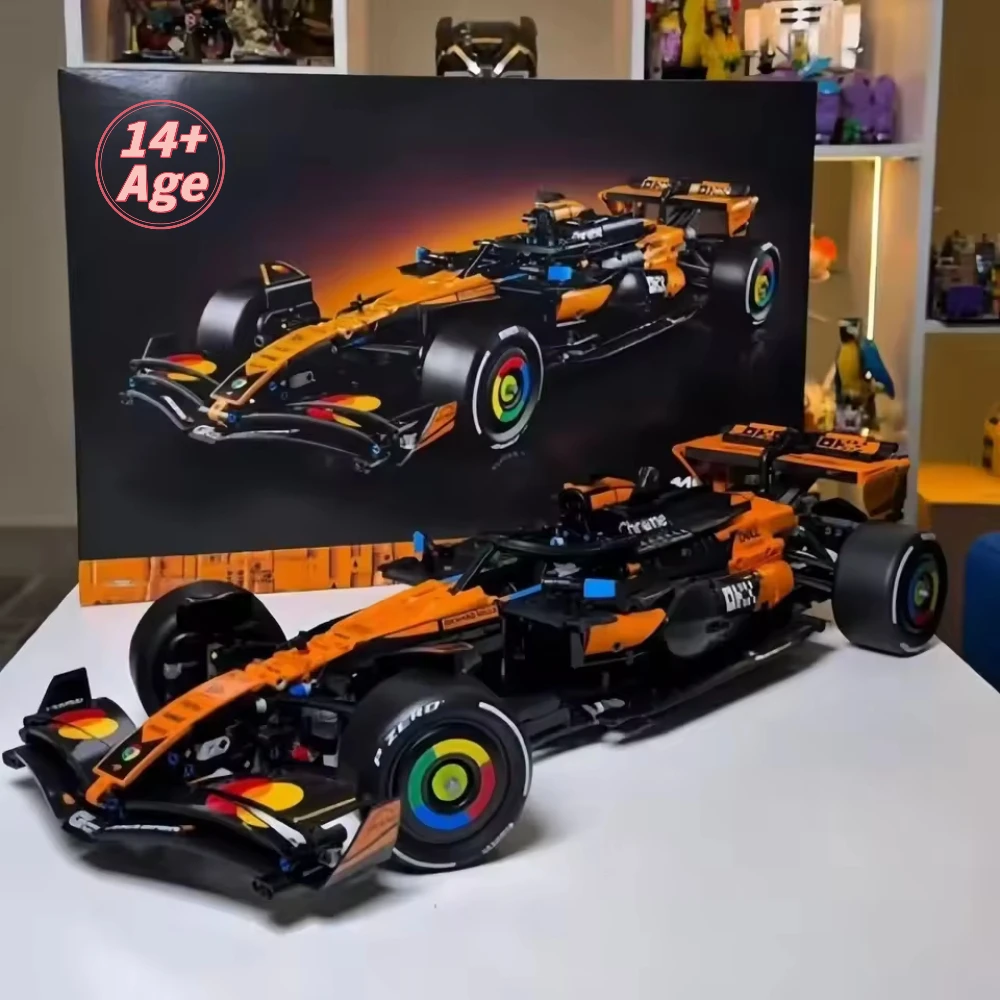 2026 New Supercar Building Blocks Technical Race Car Orange MCL39 Racing Car Technology Model Toys Gift For Kid Birthday Gifts