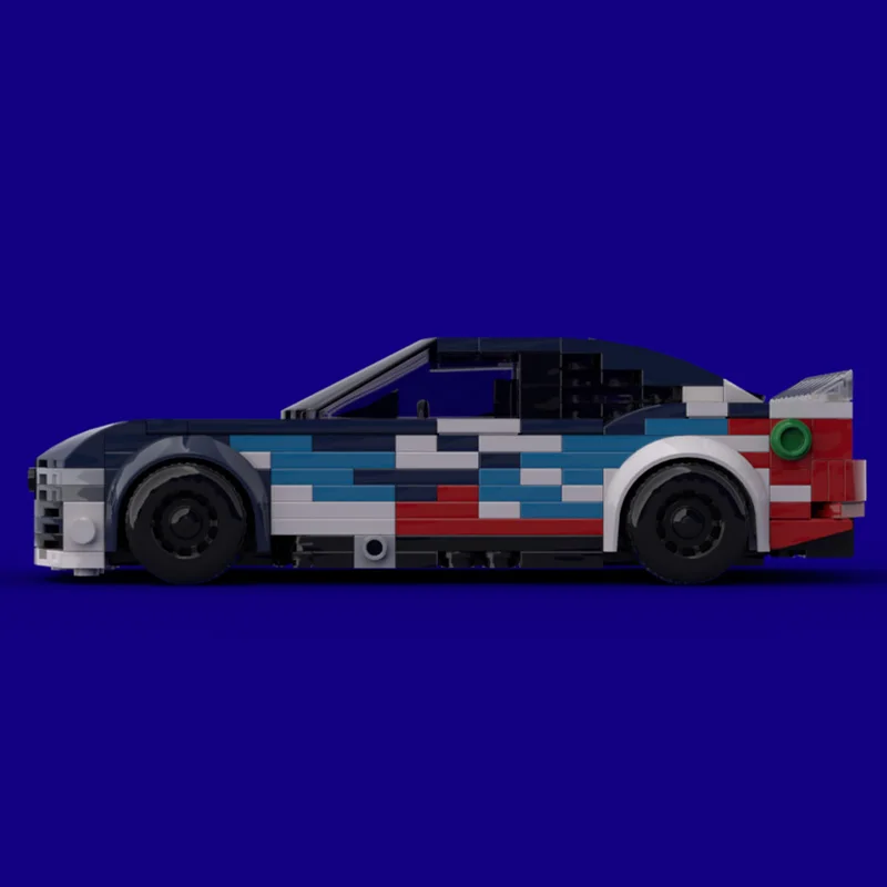 438 PCS Sports car Mustang Dark Horse MOC Customize Modular Building Block Educational Model Brick DIY Christmas Toy Gift