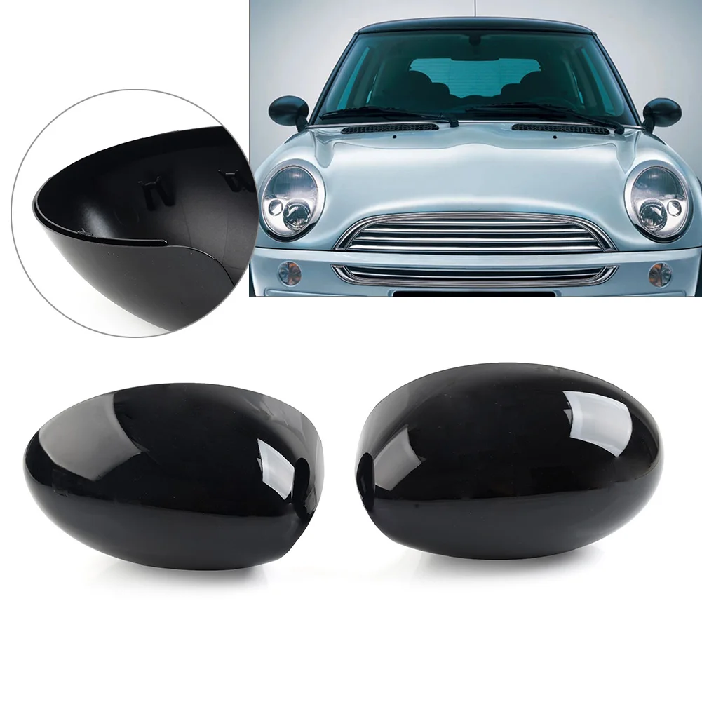 

1Pcs RHD Car Side Wing Rearview Mirror Cover Cap Housing Replacement For BMW Mini Cooper R50 R51 R52 R53 2000-2008