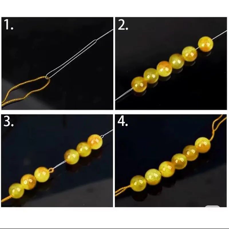 5Pcs Beading Needles for Jewelry Making Bead Spinner Needles,Bead Threader Beading Supplies for Beaded DIY Bracelet Necklace image 2