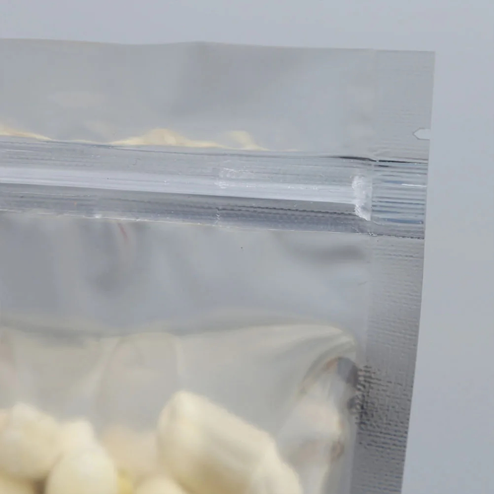 

20Pcs Aluminum Foil Self Sealing Stand Up Food Packaging Bags Food Grade Odorless Reusable Sealed Bags for Snacks Tea Leaf