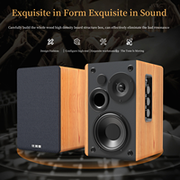 BESTISAN SR01 Wooden Bluetooth Speaker Home Theater Sound System Desktop Computer Speaker Support fiber optic input caixa de som
