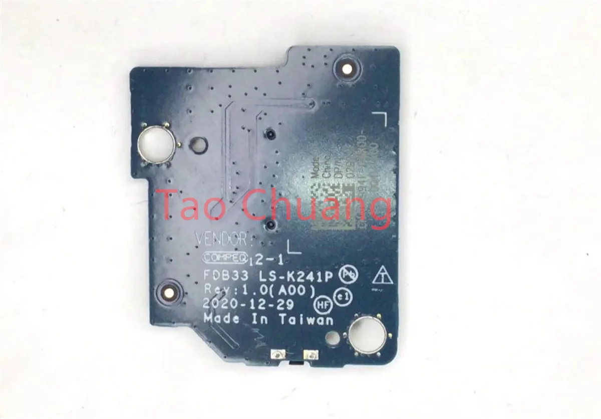 FOR Dell Latitude 7320 SD Card Reader Switch Button Board FDB33 LS-K241P