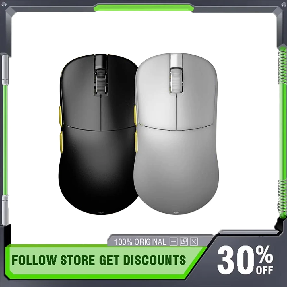 TEEVOLUTION HELIOS II PRO Mouse Wireless Bluetooth Tri-Mode 55g Lightweight PAW3395 4K E-sports Gaming Mouse Laptop Accessories
