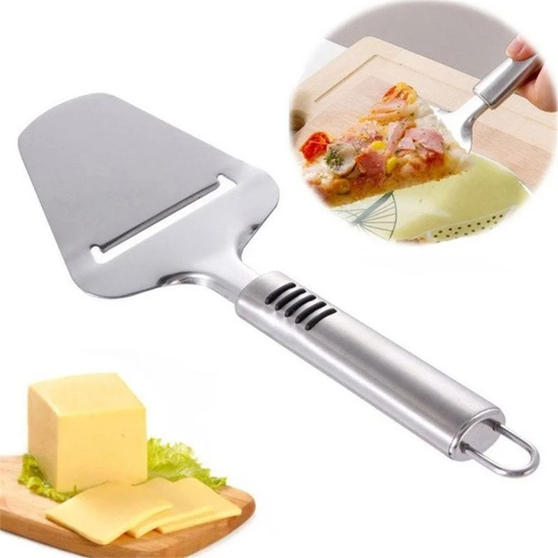 Silver Stainless Steel Cheese Peeler  Slicer Cutter Butter Slice Cutting Knife Kitchen Cooking  Tools