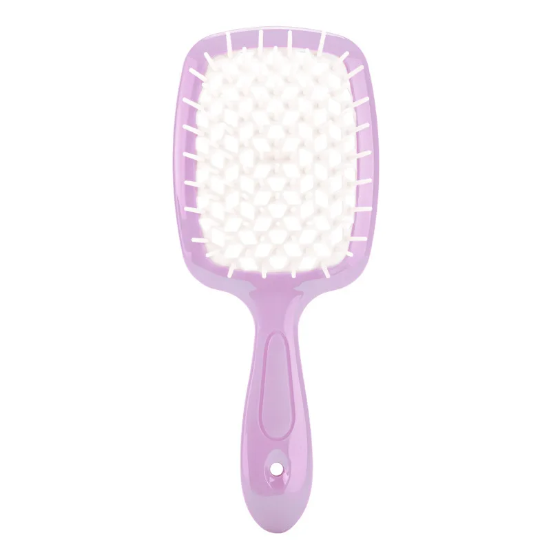 Wide Teeth Air Cushion Combs Women Scalp Massage Comb DIY Hair Brushes Hollowing Out Salon Hairdressing Tools Barber Accessories