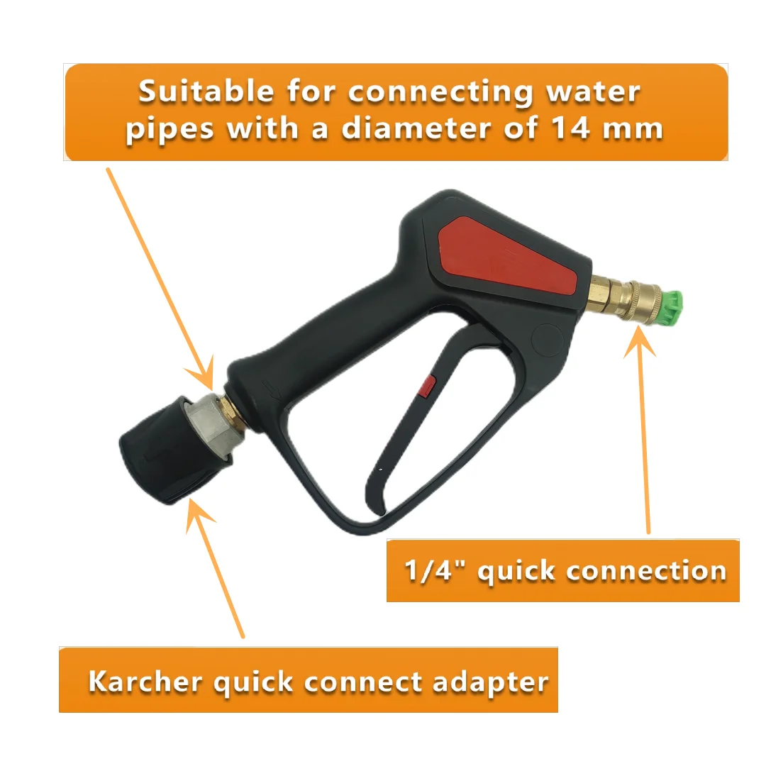 Swivel Inlet 4000 PSI High Pressure Washer Gun Connect 1/4\