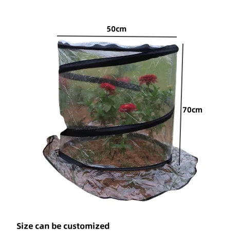 High Quality Waterproof Heavy Duty Folding Portable PVC Transparent Windproof Pop Up Greenhouse Tent Clear Garden Shed