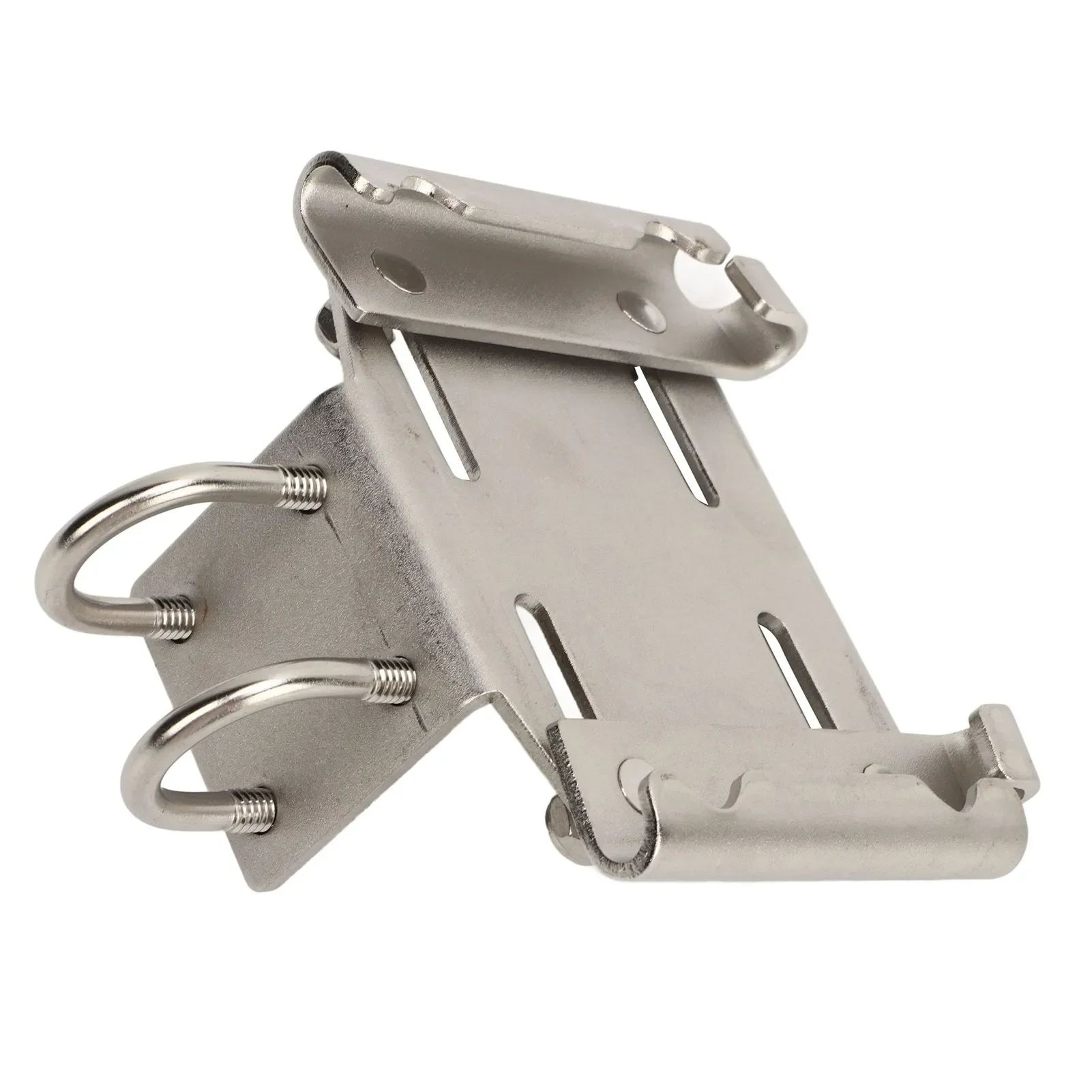 Rail Mount Anchor Bracket 7/8 to 1 Inch 304 Stainless Steel Round Tube Rail Anchor Holder For Boat Yacht Marine