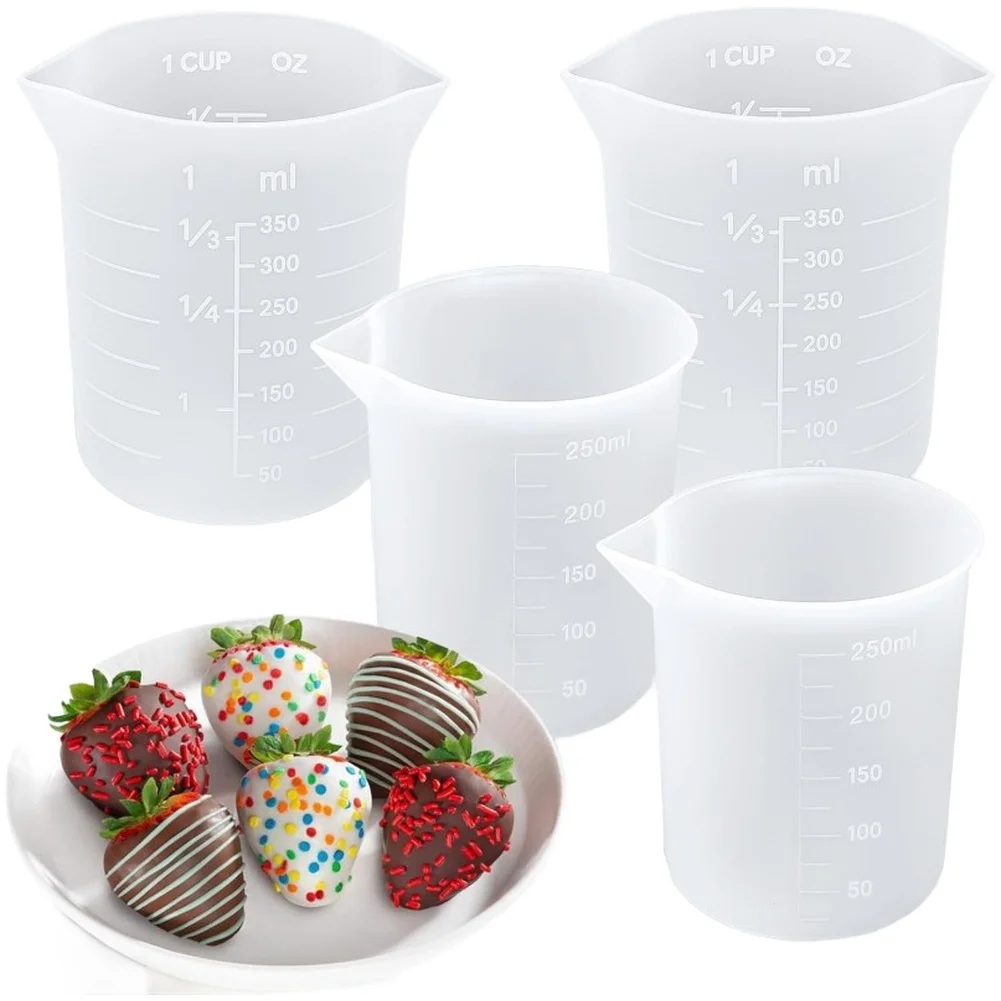 

1 Set Silicone Melting Cups Set 15x8x6cm Versatile Melting Cups: Perfect For Chocolate, Easy Pouring For Cooking Bakeware Tools