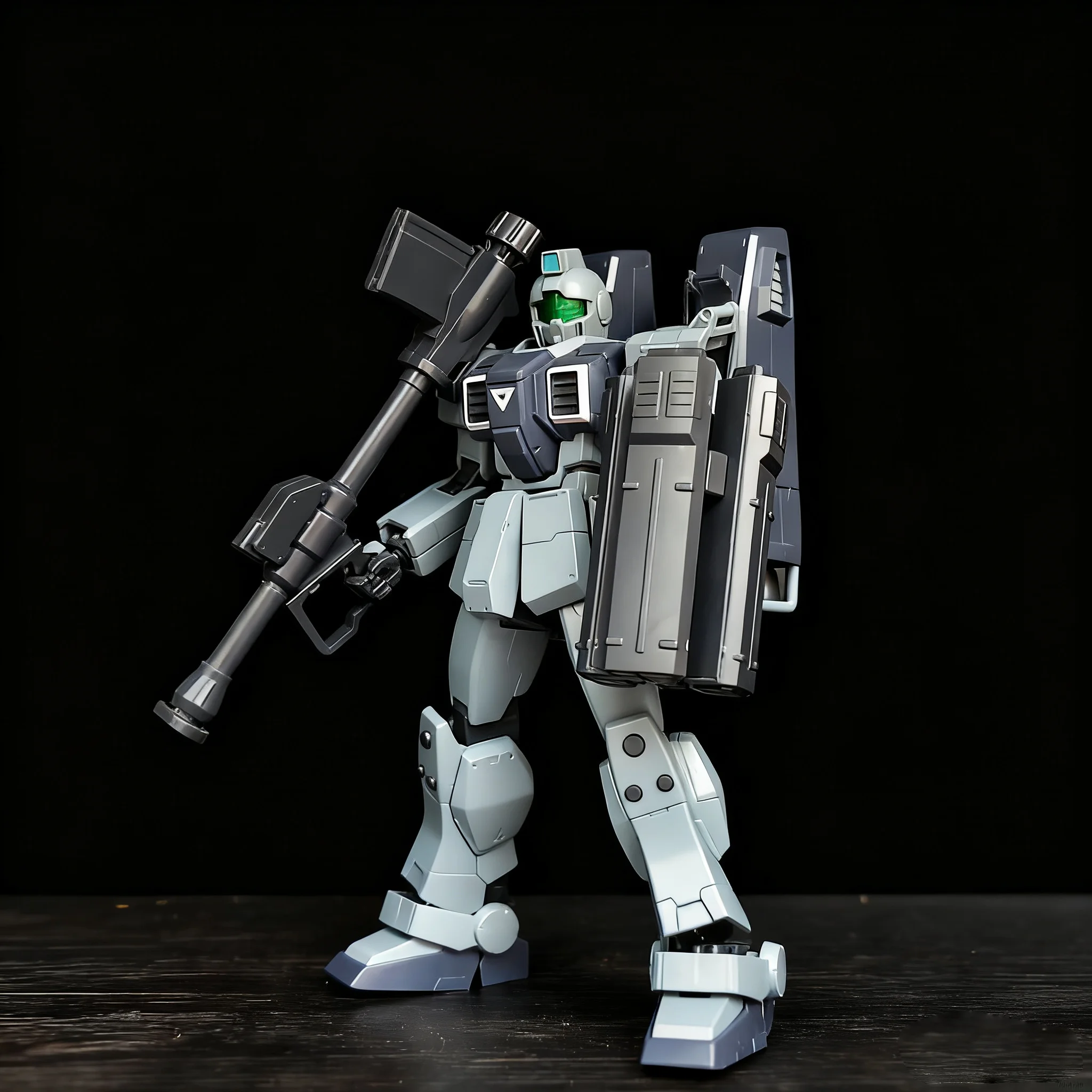 KK HG 1/144 RGM-79N GM Custom Model Kit Airborne Pack Ground Type Action Figure Hobbyist Collector Build Model Toy Gifts