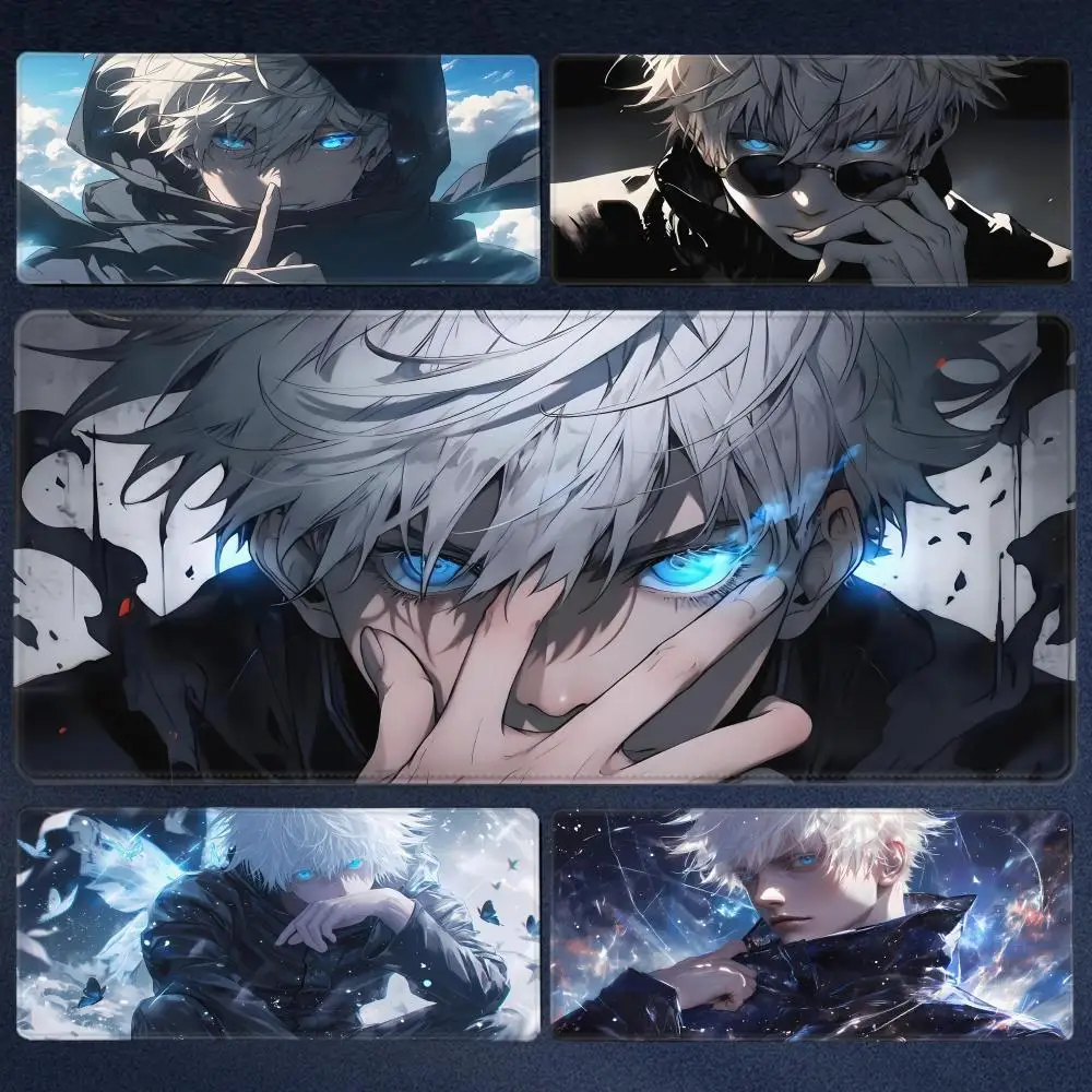 

Anime Jujutsu Kaisen Mouse Pad Cool Gojo Satoru Large Gaming Mousepad Gamer Laptop Keyboard Mice Mat Computer 900×400mm Desk Mat