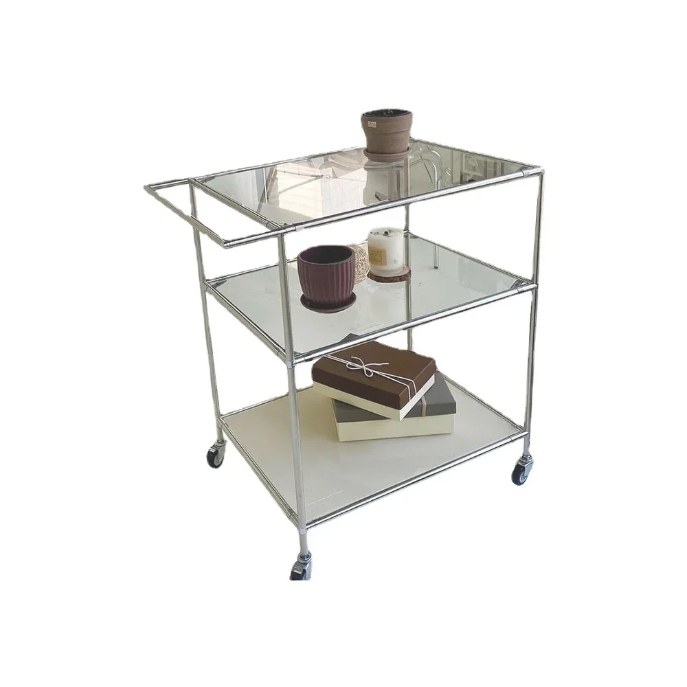 Korean ins removable sofa side several Internet celebrity trolley rack, storage cabinet corner