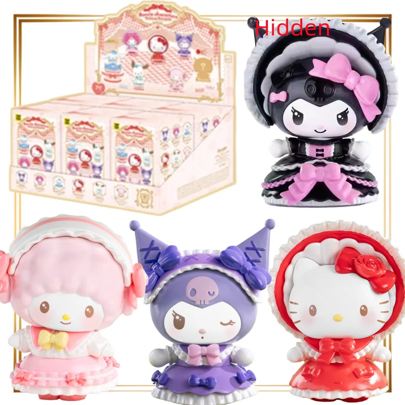 

TOPTOY Sanrio Family San Qili Fairy Tale Series Blind Box Kuromi Figurine Doll Desktop Ornament Christmas Gift Hello Kitty Toy