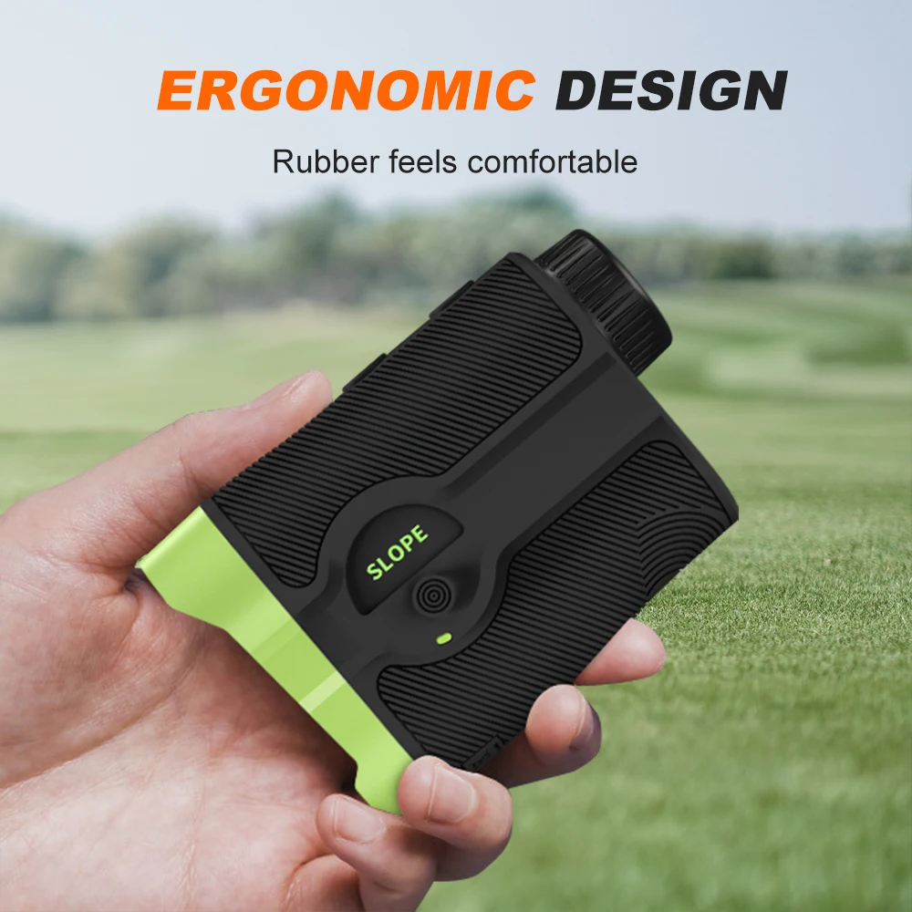 جهاز تحديد المدى بالليزر من Nohawk Golf مع مقياس مسافات منحدر قفل العلم، تلسكوب أحادي العين، مغناطيس شحن من النوع C #1