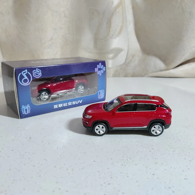 1:43 Changan CS35 Plus 2018 SUV Plastic Car Model Toy Collectible Ornament Souvenir