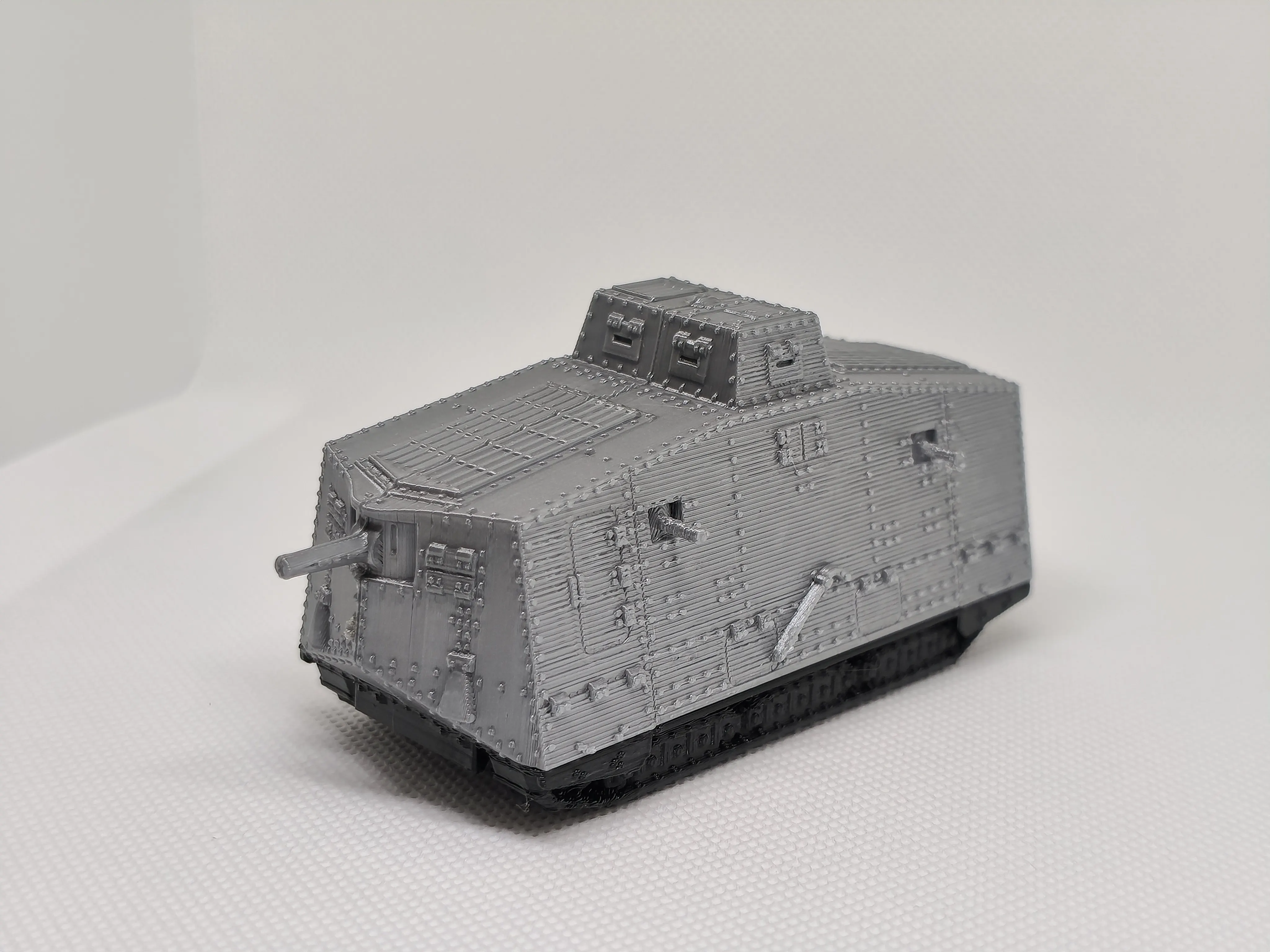 

1:35Scale WWI German A7V Sturmpanzerwagen Tank Model 3D Printed Military Vehicle Historical Collectible for Desktop DisplayHobby