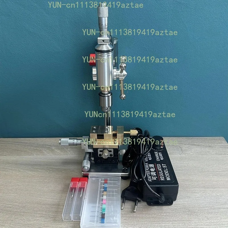 Mini Bench Drilling Processing Unit, Speed‑adjustable Jig For Watch‑making Positioning Punching And Component Clamping Work