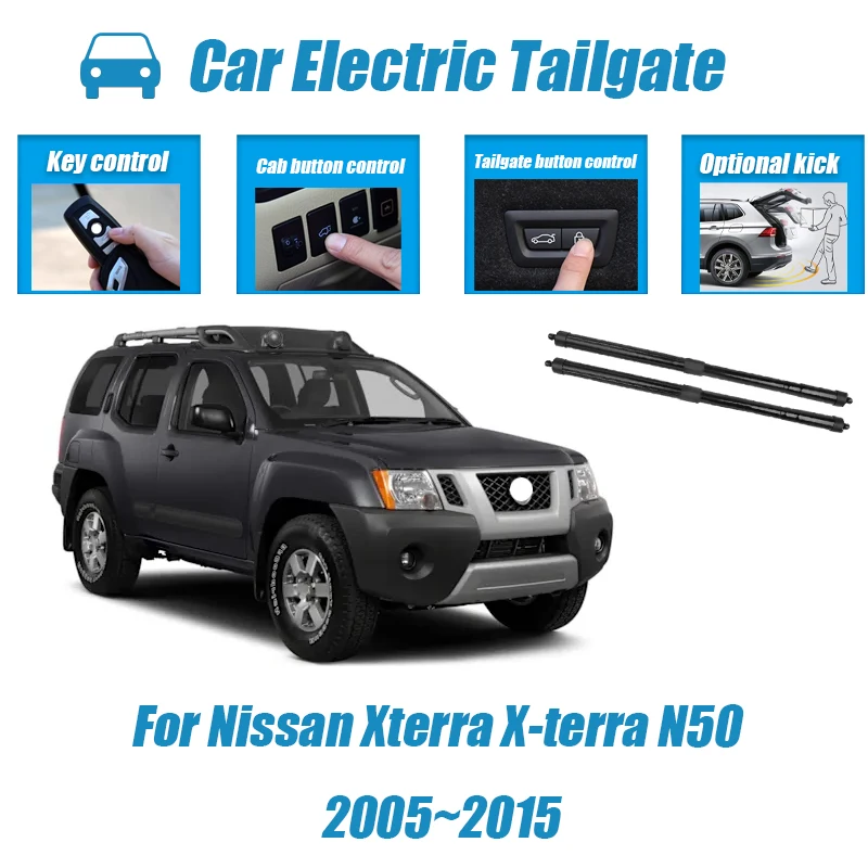 

Car Power Trunk Lift Electric Hatch Tailgate Strut Auto Rear Door Actuator For Nissan Xterra X-terra N50 2005~2015 Silently