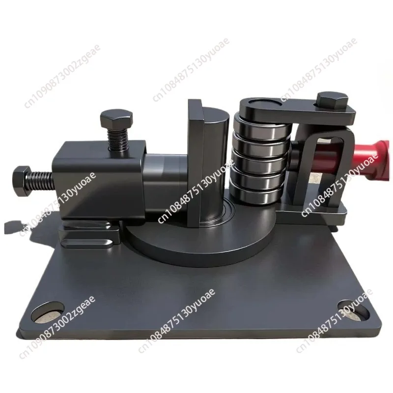 Manual flat iron bending machine suitable for 3x60mm iron sheet metal Aluminum iron bending device Press Brake