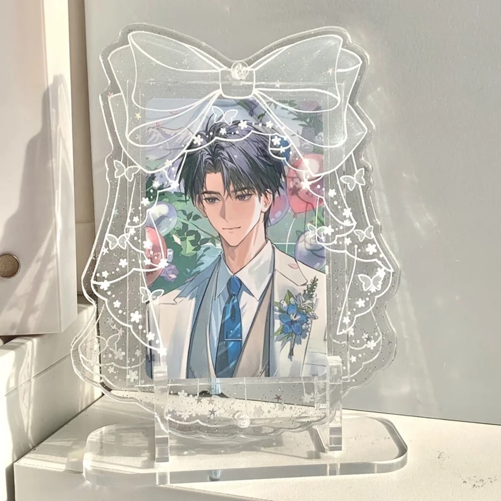 Bow Veil 3 Inch Acrylic Photo - đánh giá và giá Korean Desk Setup