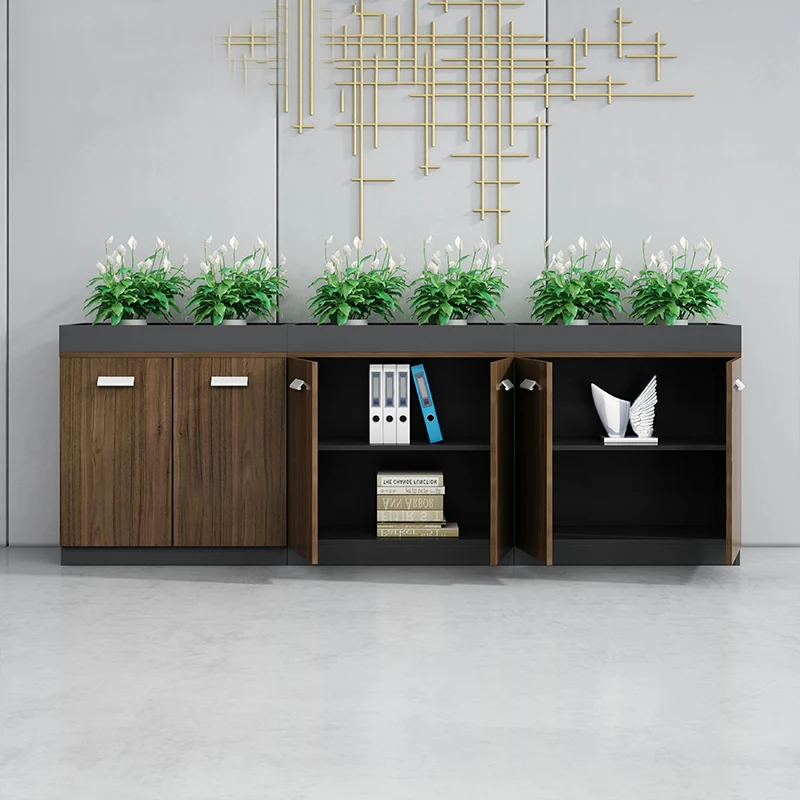 Contemporary Modern Wooden File Cabinets For Home Office & Hospital Practical Furniture Organizing Storing Documents Archives