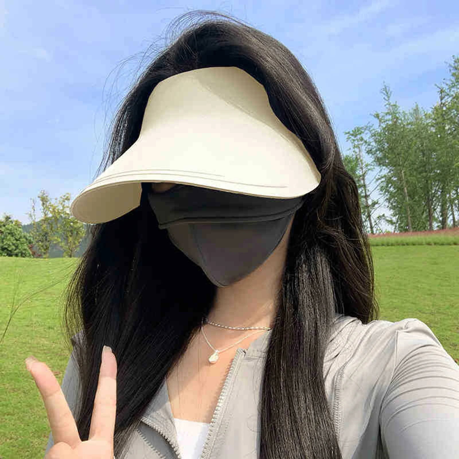 Gorra de pesca para mujer con ala ancha – Plegable y ultraligera - imagen 4