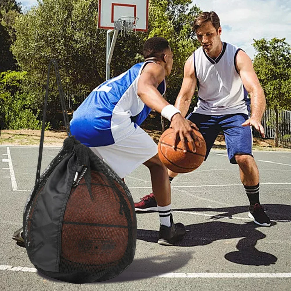 Sport Game Ball Storage Bag Drawstring Sling Back Bag Football Storage Bag for Carrying Basketball Volleyball Soccer Football
