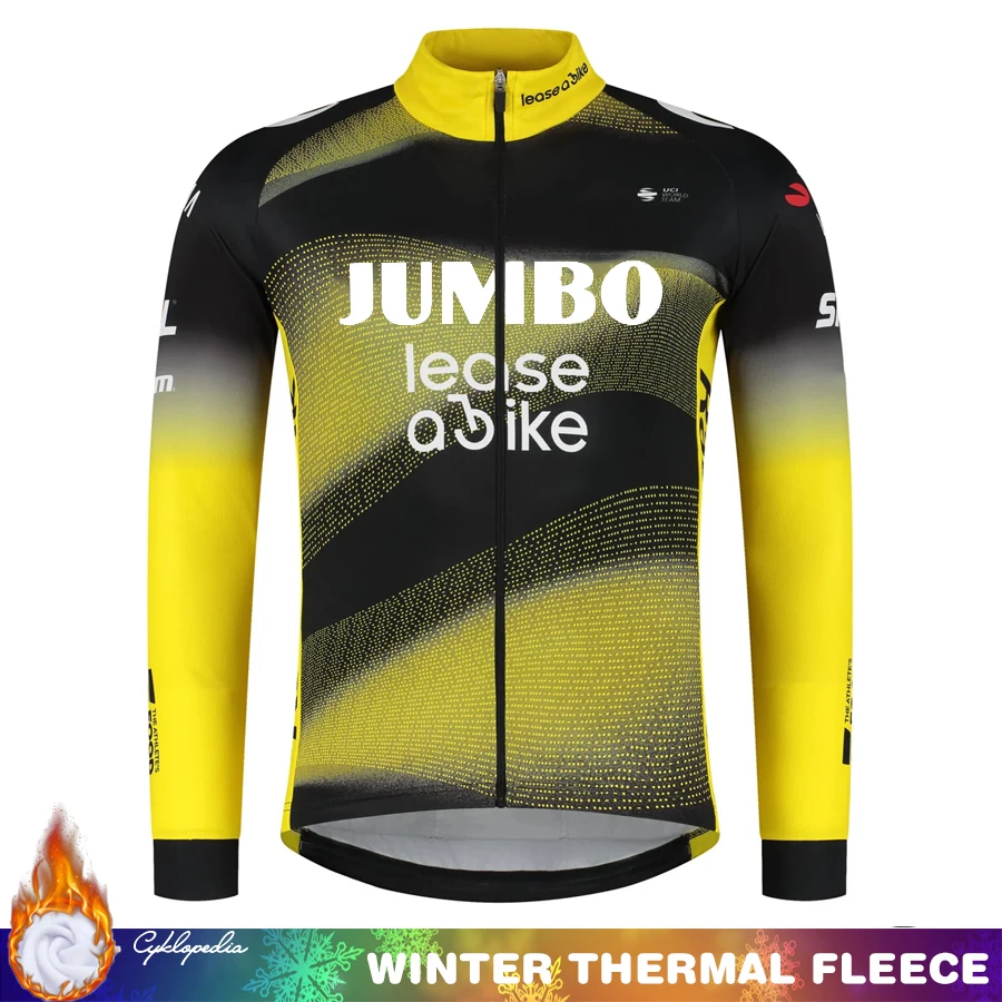 

Winter Thermal Fleece Cycling Clothing JUMBO Triathlon Jersey Mens Clothes Men Mtb Retro Road Bike Man 2026 Men's Maillot Outfit