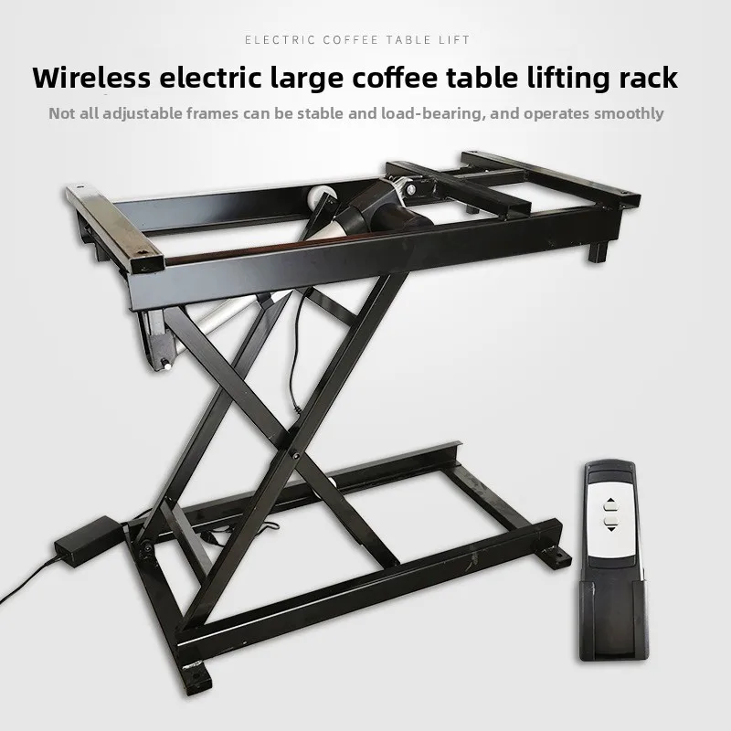 Factory Direct Electric Dining Table Lift With Iron Frame Wireless Remote Control Coffee Table Accessory Furniture HardwareATV&U