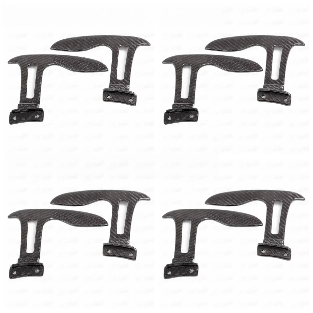 Dry Carbon Fiber Steering Shift Paddles Extensions for 2013-2019 Quattroporte