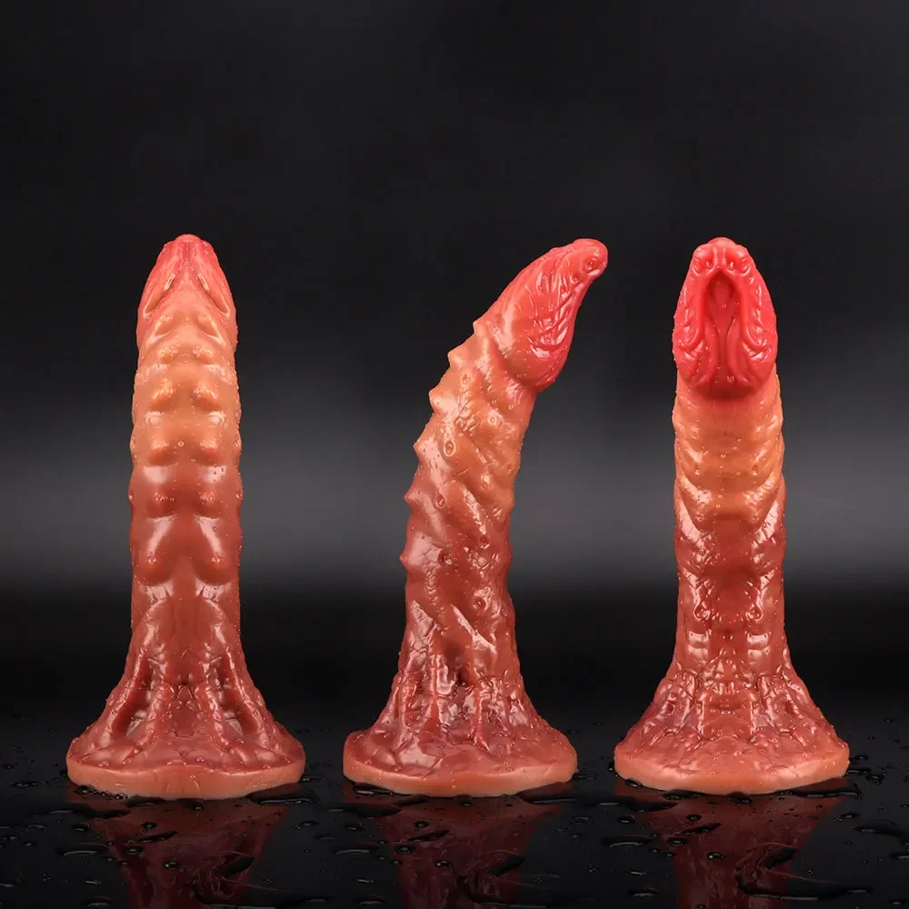 Bad Dragon Alien Dildo Soft Silicone Anal Plug with Suction Cup Big Dick Masturbator Huge Dog Dildo Sex Toy for Woman Packer Ftm