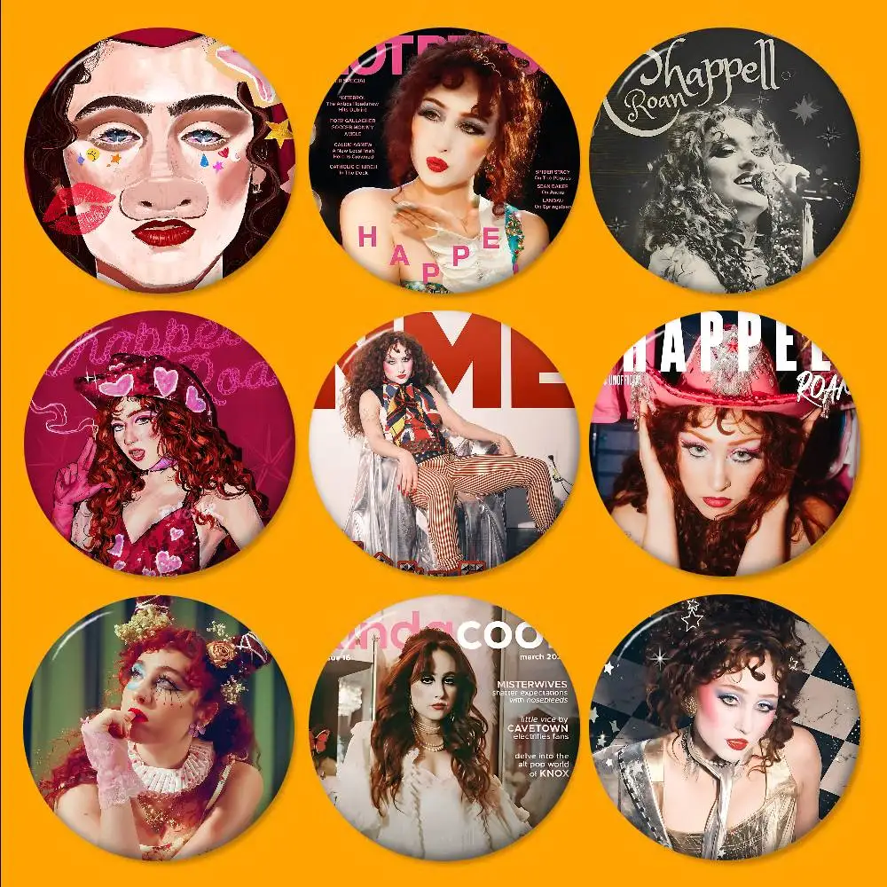 Badges ronds de chapell de chanteur américain, épingles à boutons souples en fer blanc créatif, broche d'icône animale, sac à dos à revers, accessoires