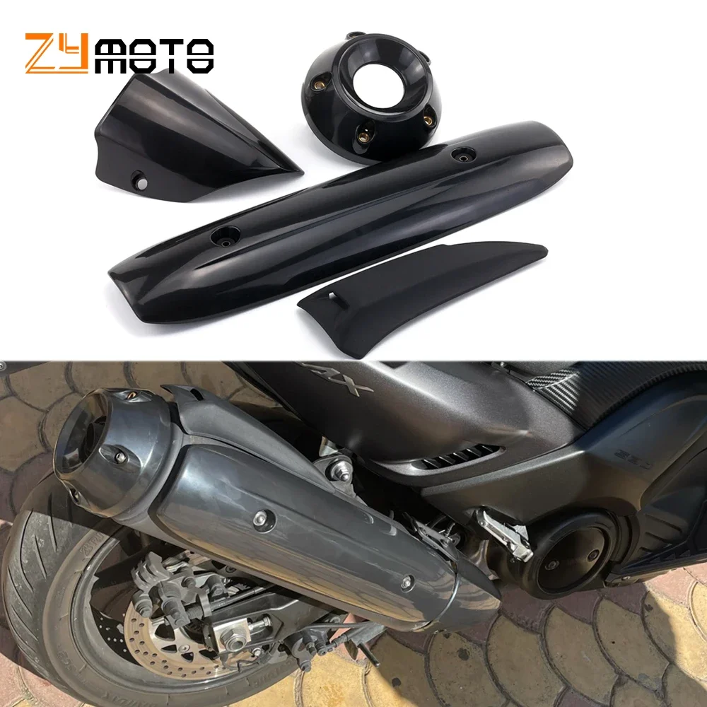 

Motorcycle Exhaust Pipe Cover Cowl Protector Heat Shield Guard For Yamaha TMAX 500 530 TMAX500 TMAX530 2012 - 2016 2015 2014