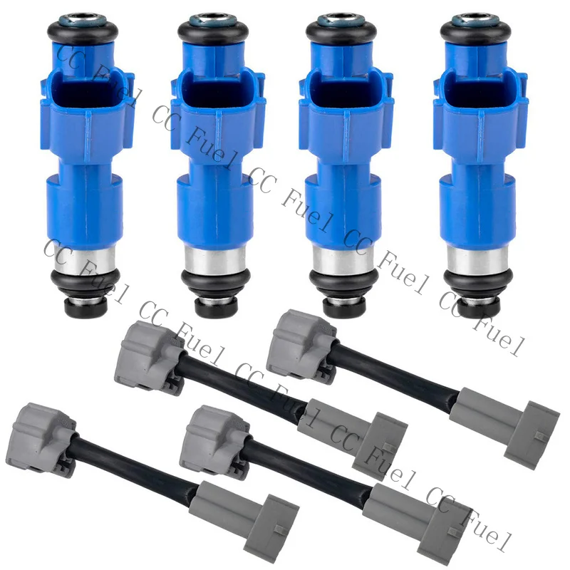 C+ 4PCS Fuel Injectors For Civic Acura RDX RSX K20 K24 B16 16450-RWC-A01 NEW