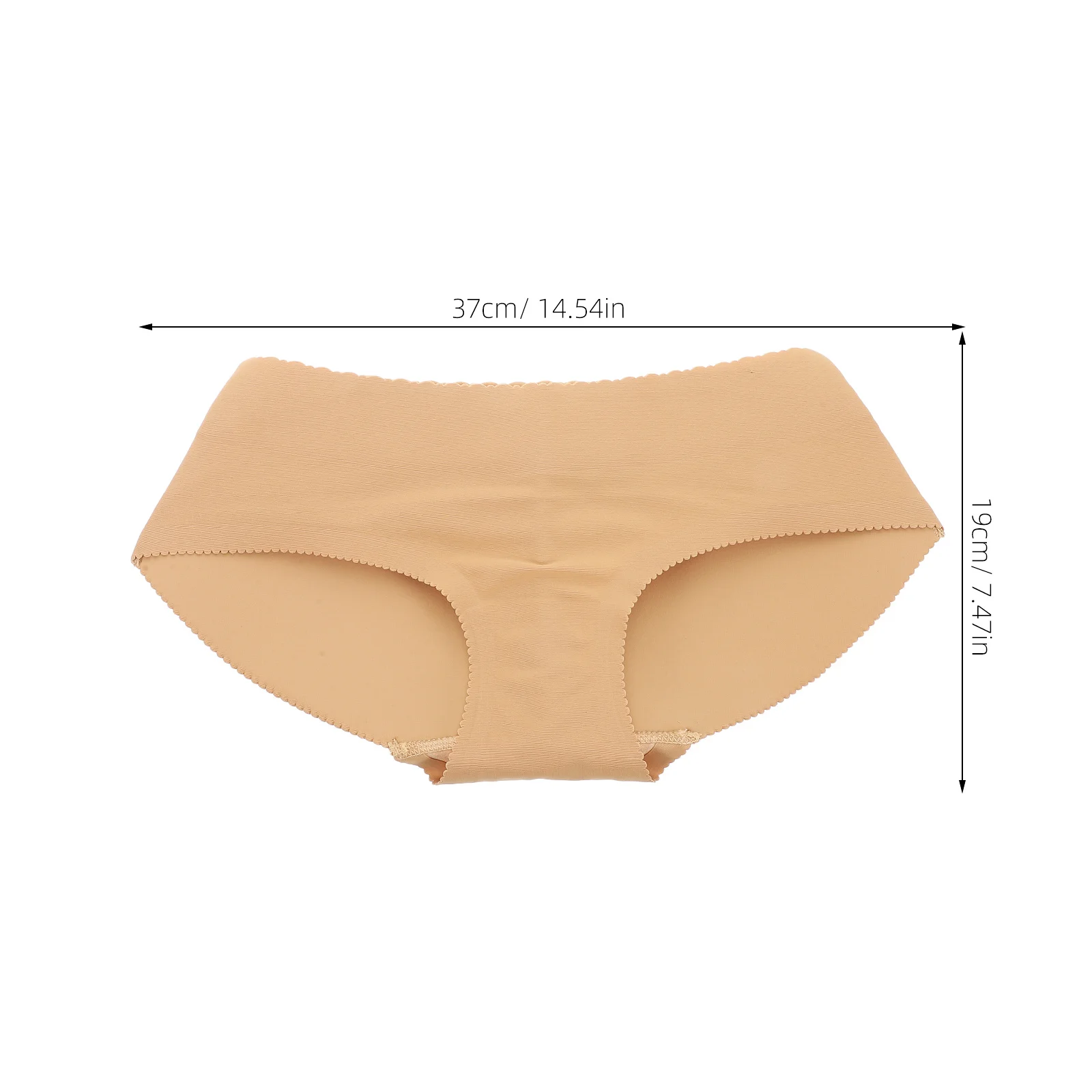 ملابس داخلية مبطنة للنساء، محسن لرفع المؤخرة، لباس داخلي مثلث بدون خياطة مع وسادات الورك المدمجة، ملابس يومية مريحة