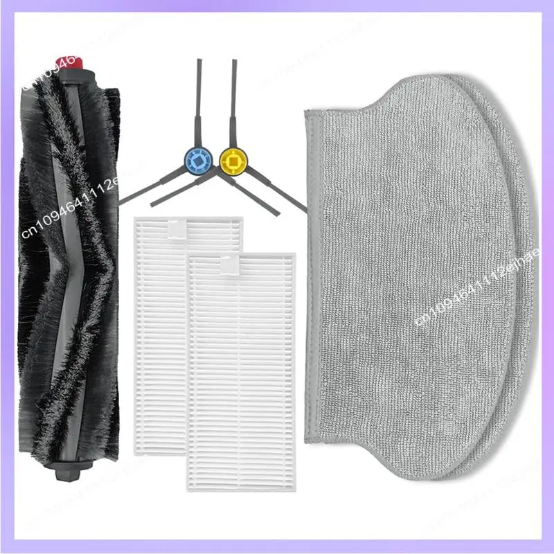 

N83R Robot Vacuum Cleaner Replacement Kit For Eureka NER600 Spare Parts Main Side Brush Roller Hepa Filter Mop Rag Accessory