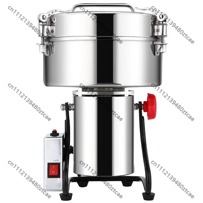 4500G Dry Food Grinder Machine Stainless Steel Spice Coffee Grain Cereal Herbal Powder Mill Crusher For Kitchen Home Use