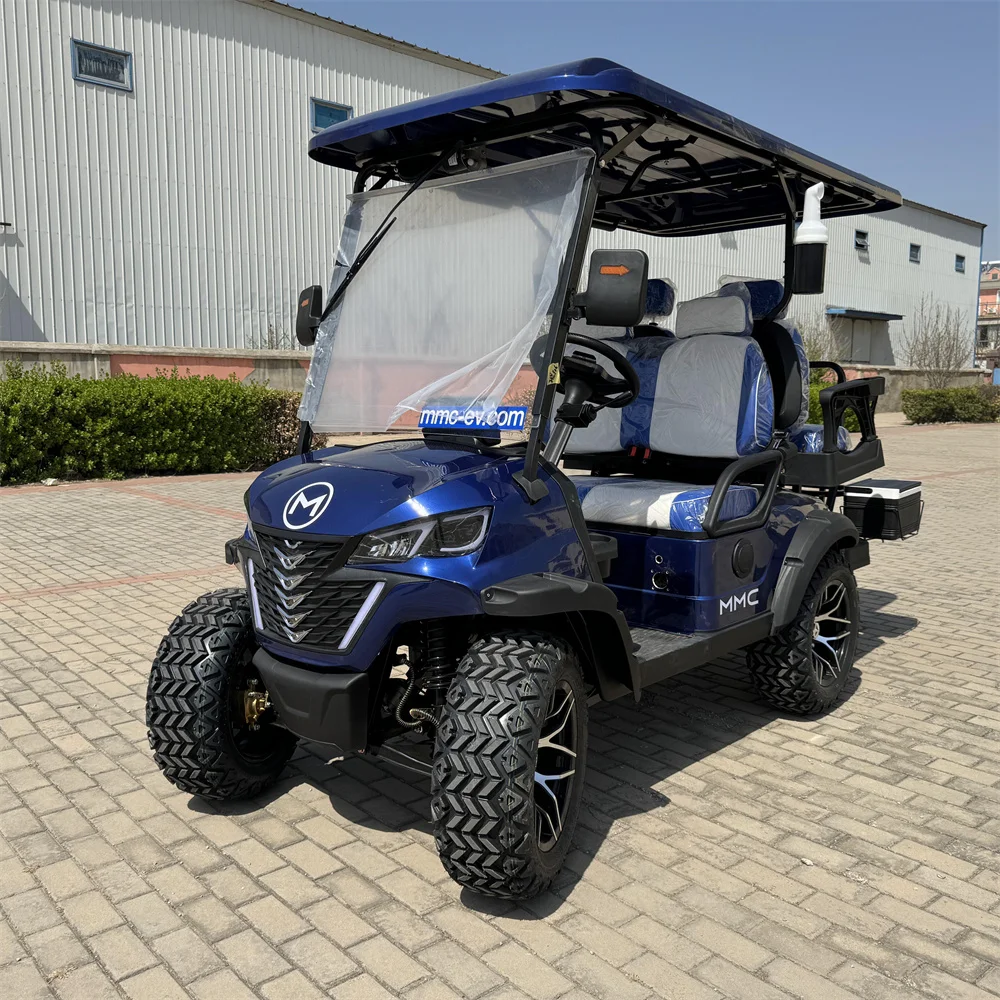 Newly Designed Electric Four-Wheel Vehicle Tourist and Sightseeing Bus Off-road Lithium Battery Electric Golf Cart