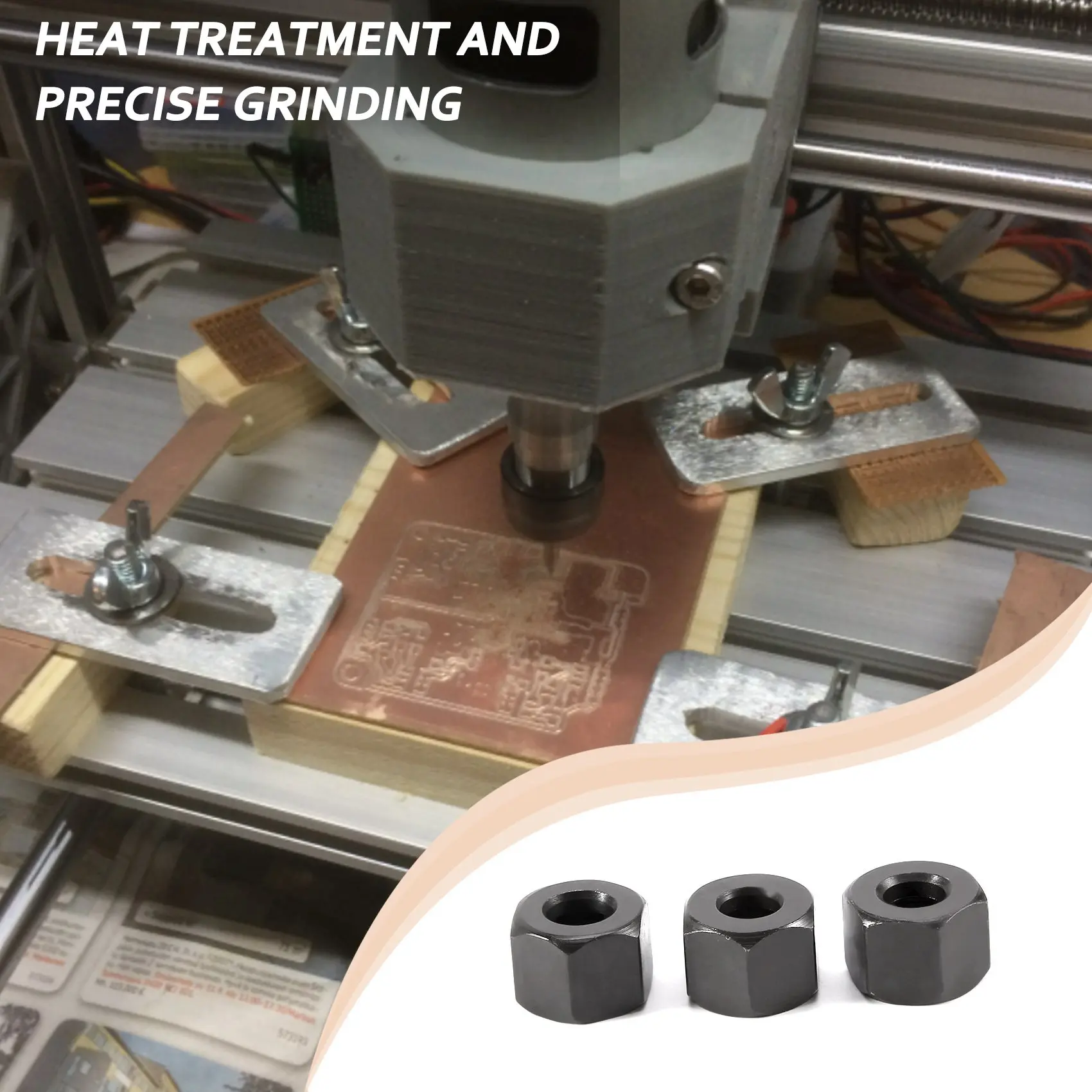3 Pcs Router Collet Set Chuck Heads Adapter for Drills Engraving Trimming Carving Machine Electric Router Milling Cutter