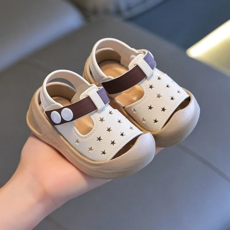 Infant Toddler 2026 Summer Breathable Soft Sole Closed Toe Walking Sandals for Unisex Children