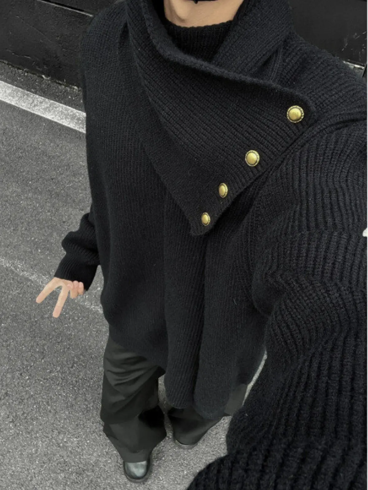 

Серые мужские пуловеры с меховым воротником в иностранном стиле, универсальные, удобные, для повседневной носки, для элитных мероприятий, для офиса