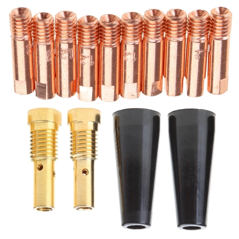 

MIG Welding Cores Gasless Nozzle Brass Welding Tips Replacement MIG Welder Gas Diffusers Accessories