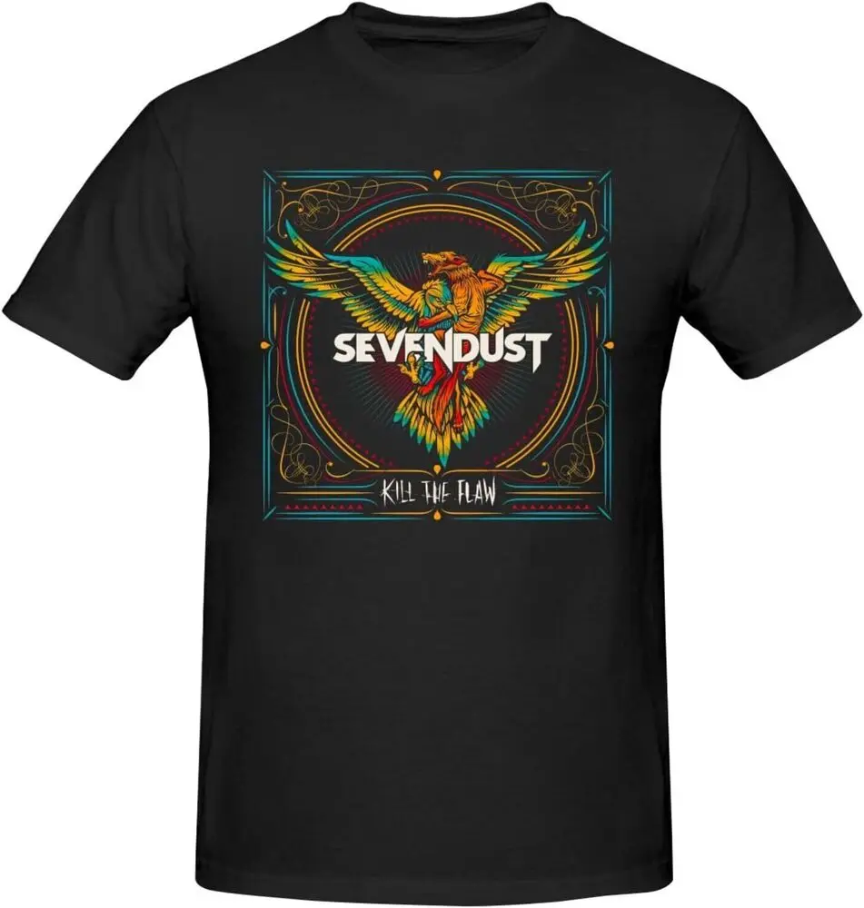 Sevendusts Men's Classic Unisex Cotton T-Shirt for Men & Women, Classic TeeHigh Quality 100%Cotton Short Sleeve